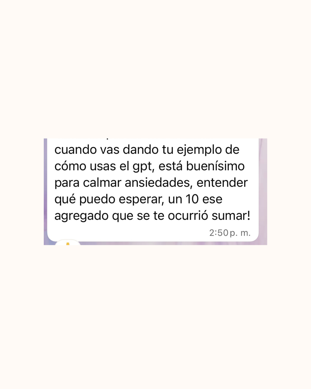 Testimonio sobre guías y GPT